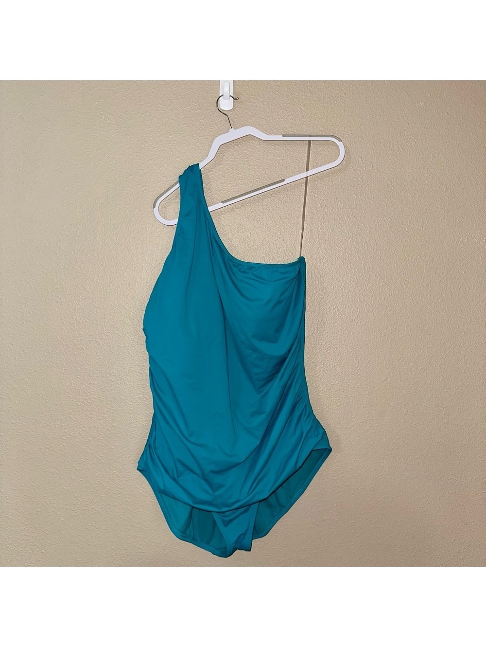 Teal One Shoulder Swimsuit XXL One piece